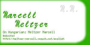 marcell meltzer business card